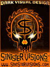 Dark Visual Design by Sinister Visions